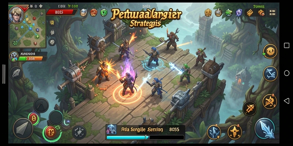 Tangkapan layar utama 8055 menampilkan aksi gameplay TPS yang mendebarkan.