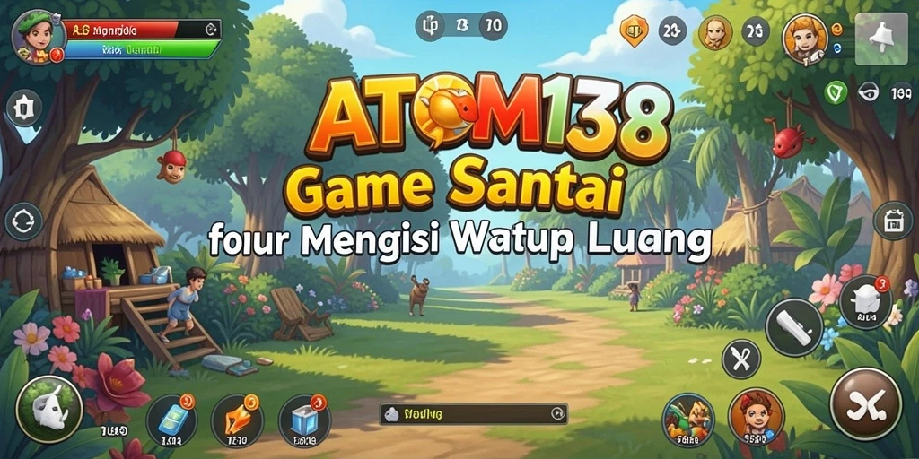 Tangkapan layar ATOM138 yang menunjukkan momen seru dalam permainan.