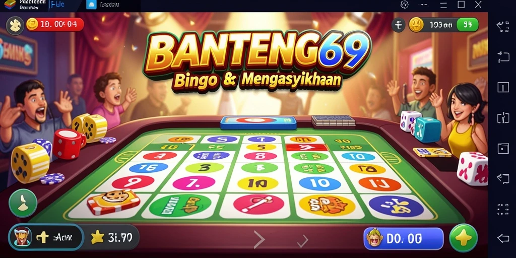 Screenshot gameplay seru BANTENG69 yang menampilkan suasana permainan Bingo.