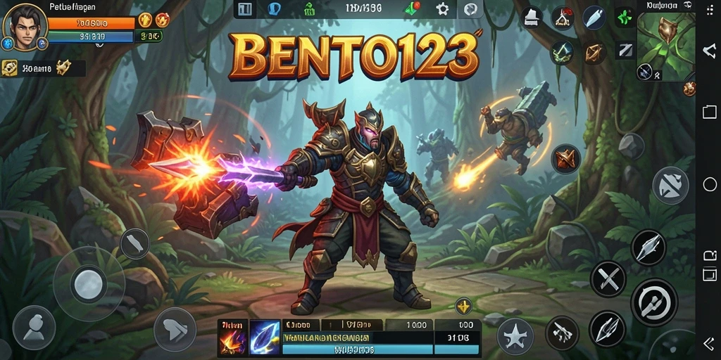 Tampilan gameplay BENTO123 yang penuh aksi dan petualangan RPG.