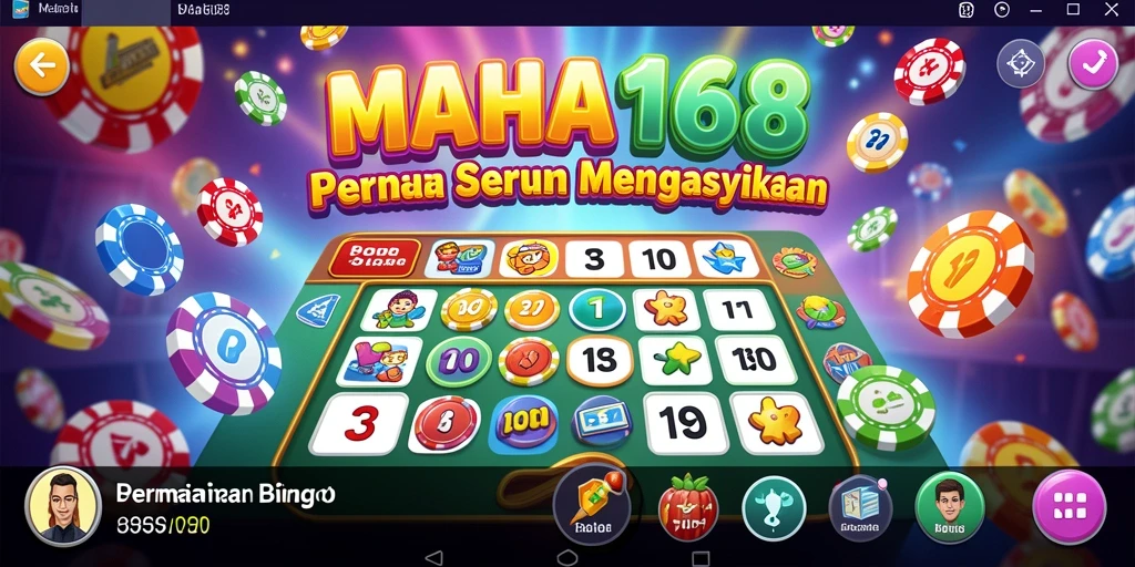 Tampilan gameplay seru dan penuh warna dalam MAHA168.