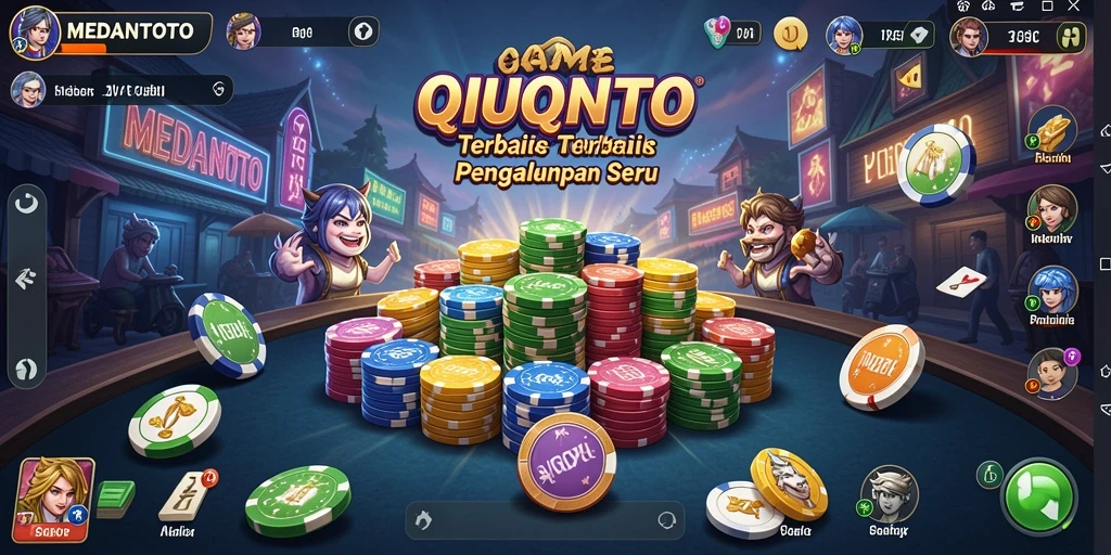 Tampilan gameplay QiuQiu yang menarik dari MEDANTOTO.