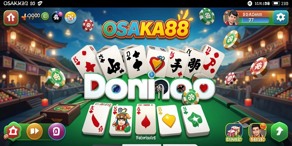 Tampilan gameplay seru dari OSAKA88 yang menampilkan pemain berkompetisi.