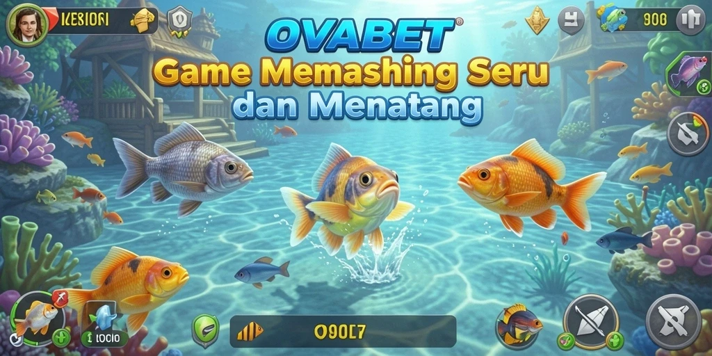 Tangkapan ikan besar dalam gameplay OVABET yang seru.