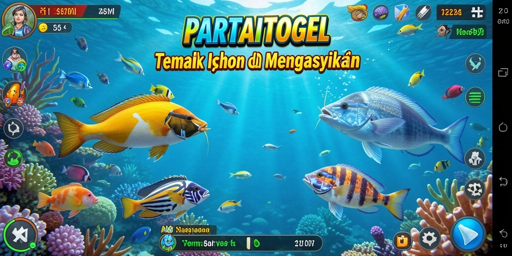 Screenshot gameplay PARTAITOGEL menampilkan aksi menembak ikan yang seru.