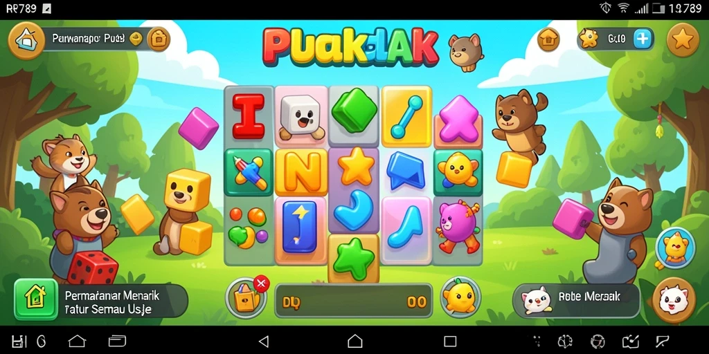 Tangkapan layar menunjukkan gameplay mengasyikkan dan penuh warna dari RR789.