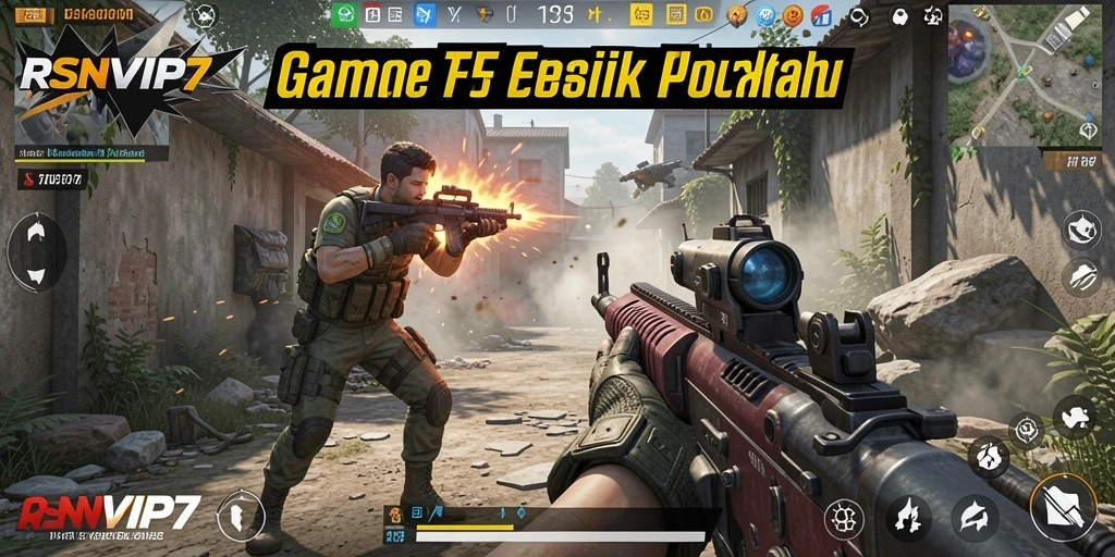 Tampilan gameplay RSNVIP7 di arena pertempuran yang mendebarkan.