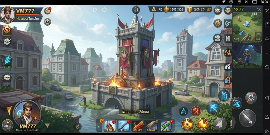 Gameplay VM777 yang menegangkan dengan strategi menara yang cerdas.